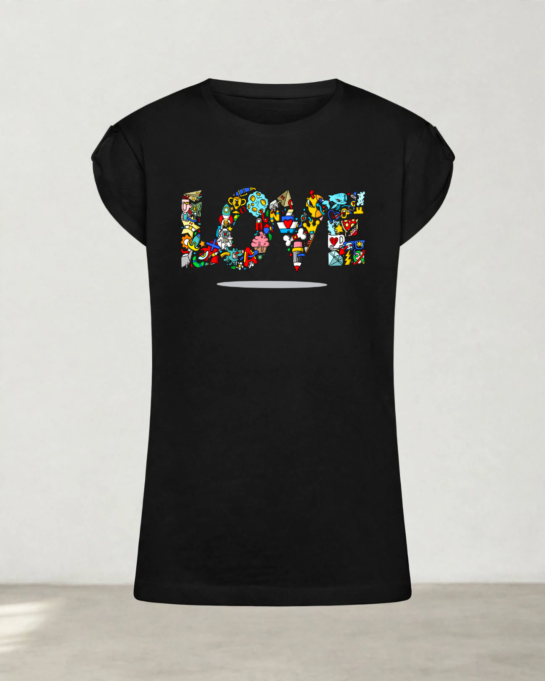 T-shirt LOVE Nera – Donna